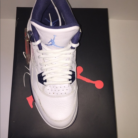 Retro Nike Air Jordan Legend Blue 4's - Picture 6 of 8